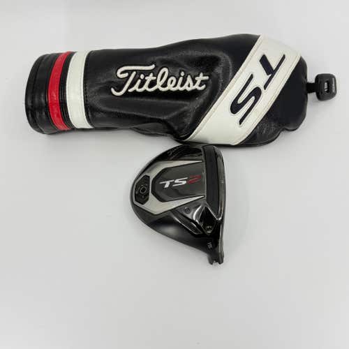 Titleist TS2 15* 3 Wood Head RH Headcover Fairway Wood Used Golf Club
