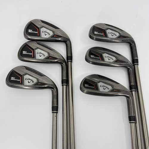 Callaway Big Bertha OS 6-AW Iron Set RH UST Mamiya Recoil 460 Regular 6 Clubs