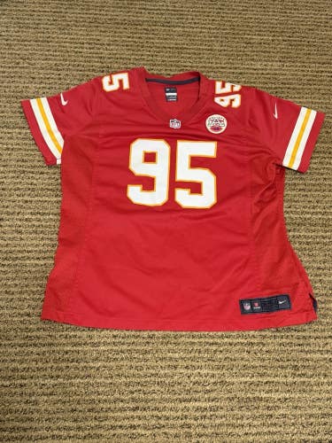 Chris Jones #95 Kansas City Chiefs NFL Jersey Mens Adult XXL Nike On Field Red