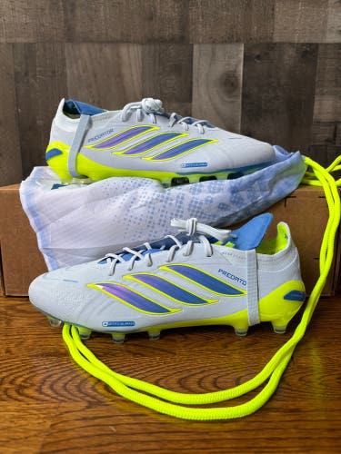 Adidas Predator Elite FT AG Soccer Cleats Blue Yellow JR5900 Men’s Size 9 Cleat