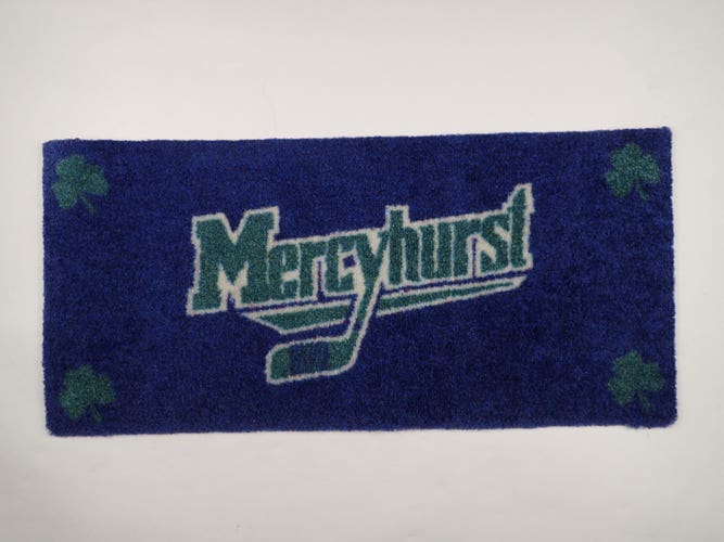 Mercyhurst NCAA D1 Pro Stock Return Locker Room Hockey Player Skate Carpet Mat