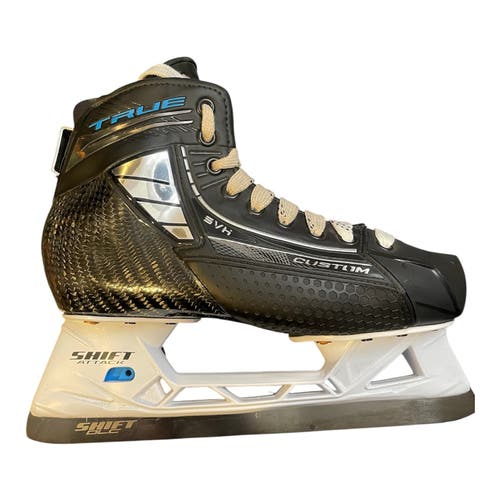True 2 Piece Hockey Goalie Skates Regular Width Pro Stock 7 (New) MIC