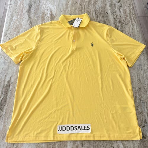 Polo Ralph Lauren Polo Shirt Yellow Performance Logo Golf Men’s Sz XL NWT $90

New With Tags