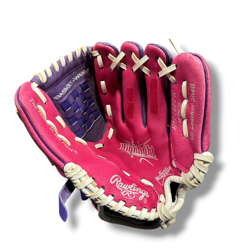 Used Rawlings HFP10PPW BB/SB Glove LH Throw Pink 10" 11375-S000383414
