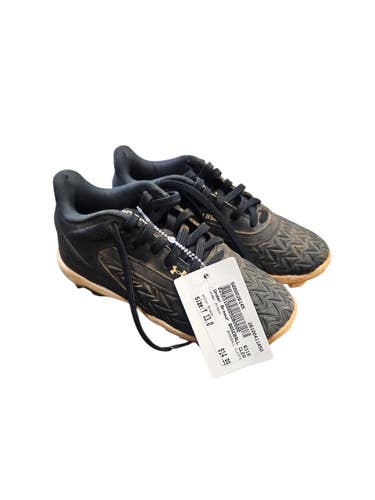 Used Under Armour BASEBALL CLEATS BB/SB Cleats Black Youth 13.0 11850-S000026145