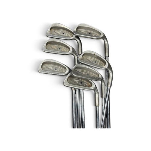 Used Ping EYE 2 BLACK DOT Mens Iron Set RH 3I-PW 11850-S000024595