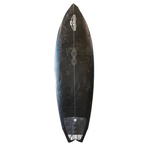 Used Infinity TWIN FIN FISH Surfboard Black 5Ft 11In 10299-S000314897
