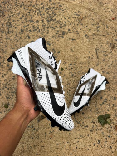 Nike Alpha Menace Pro 4 Mid Top Molded Cleats (New) size 13