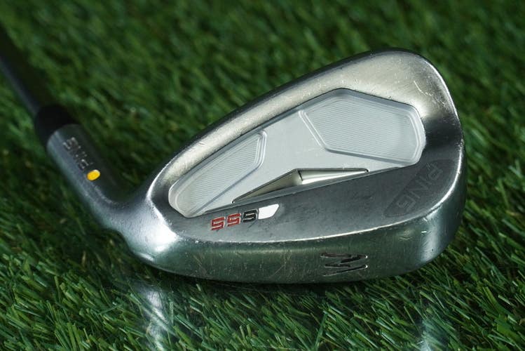 PING S55 PITCHING WEDGE YELLOW DOT STEEL CFS X EXTRA STIFF FLEX RH ~ L@@K!!