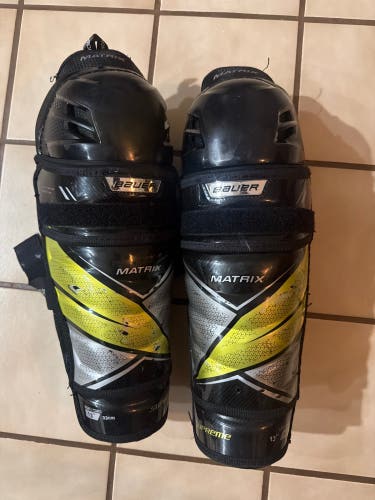 Senior Bauer Supreme Matrix 13" Shin Pads (Used)