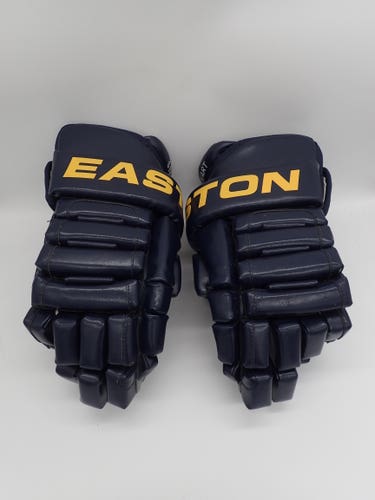 MIC St Louis Blues NHL Team Issue Easton Vintage Pro Stock Gloves 14 NEW Stewart