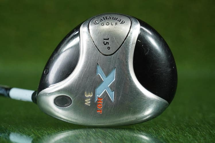 CALLAWAY GOLF X HOT 3 WOOD FUJIKURA LADIES GEMS ULTRA LIGHT WOMENS 15* ~ L@@K!!