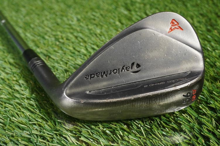 TAYLORMADE MILLED GRIND 2 MBLACK SAND WEDGE 56* 12 DYNAMIC GOLD S200 STIFF SHAFT