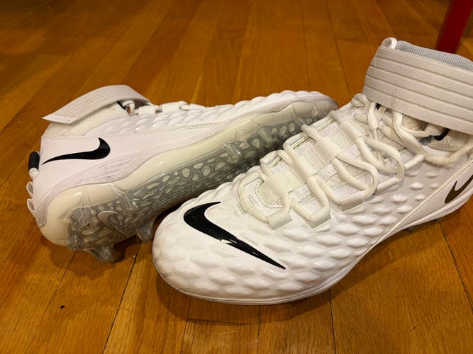 Men's Size M 11.5 (W 12.5) Nike Force Savage Pro 2 Mid Top Molded Cleats (Used)