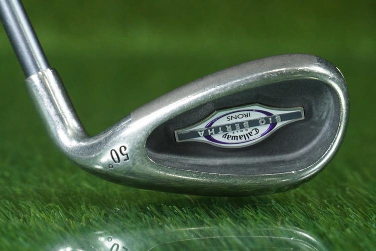 CALLAWAY GOLF BIG BERTHA 2002 50 GAP WEDGE RCH 65 I WOMEN'S LADIES FLEX RH