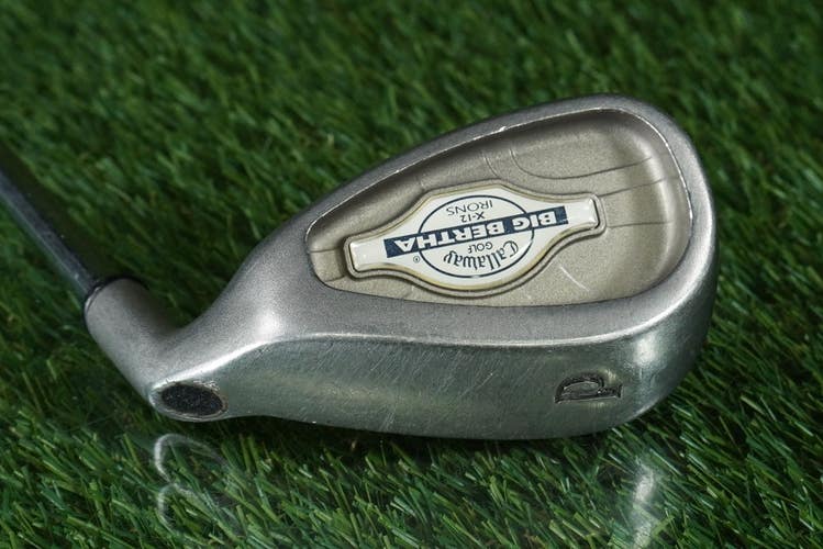 CALLAWAY GOLF BIG BERTHA X-12 IRONS PITCHING WEDGE MEMPHIS "10" STEEL RH