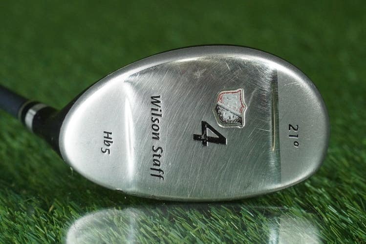 WILSON STAFF HB5 4 HYBRID 4H UST GRAPHITE .370 NANO TECH STIFF 21 RH ~ L@@K!!