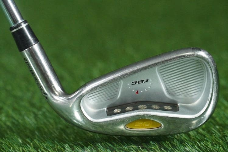 TAYLORMADE RAC OS 6 IRON T-STEP ULTRALITE 90 GRAMS STEEL REGULAR FLEX RH ~ L@@K!
