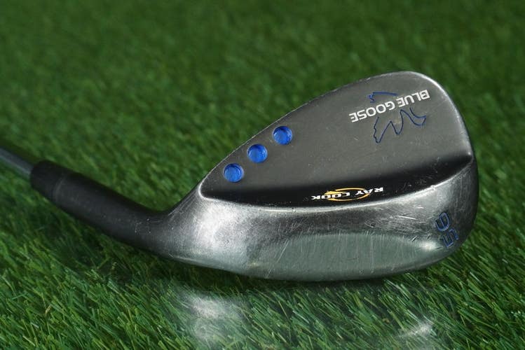 RAY COOK BLUE GOOSE BLACK SAND WEDGE, WEDGE FLEX STEEL 56 RH ~ L@@K!!