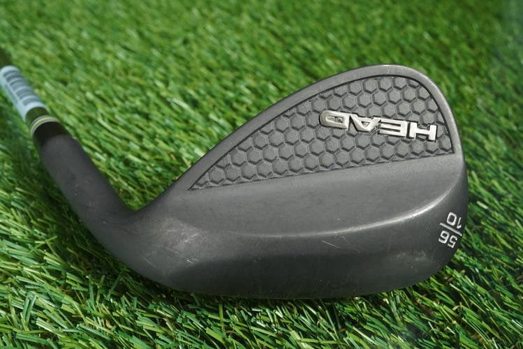 HEAD BLACK SATIN SAND WEDGE 56* 10 HONEYCOMB ORIGINAL SHAFT & GRIP ~ L@@K!!