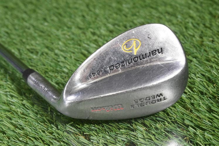 WILSON HARMONIZED TROUBLE WEDGE 64* LOB TRUE TEMPER WEDGE FLEX STEEL SHAFT