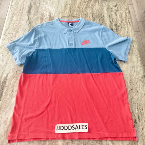 Nike Sportswear Matchup Polo Shirt Colorblock 847646-436 Men’s Sz XXL EUC