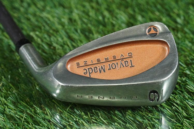 TAYLORMADE OVERSIZE BURNER 9 IRON GRAPHITE BUBBLE SHAFT RH ~ L@@K!!