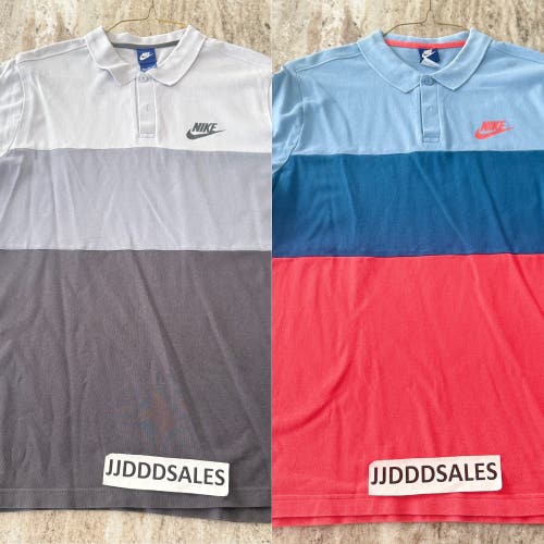 Lot Of 2 Nike Sportswear Matchup Polo Shirt Colorblock 847646 Men’s Sz XXL EUC