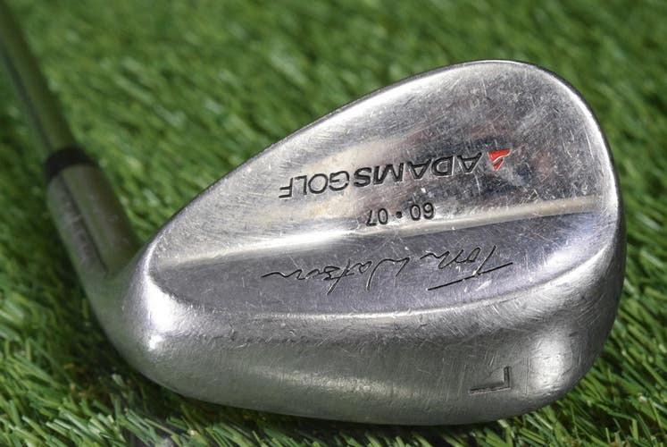 ADAMS TOM WATSON 60 07 LOB WEDGE PERFORMANCE LITE FLEX STEEL SHAFT ~ L@@K!!