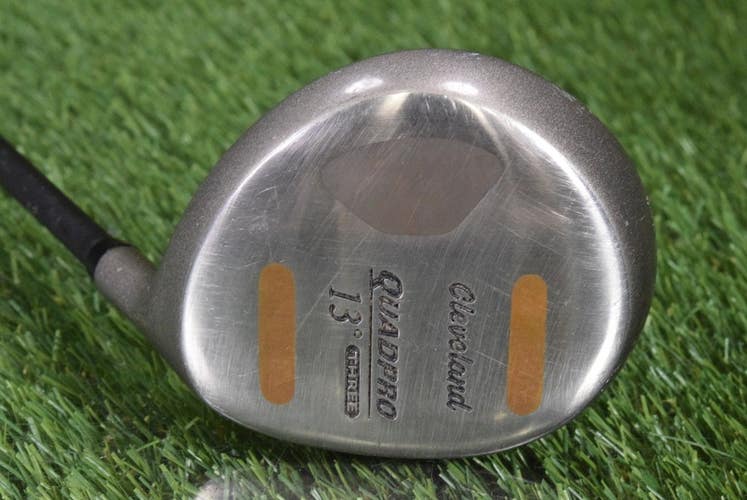 CLEVELAND GOLF QUADPRO 13 3 WOOD QUAD PRO REGULAR FLEX SHAFT ~ L@@K!!