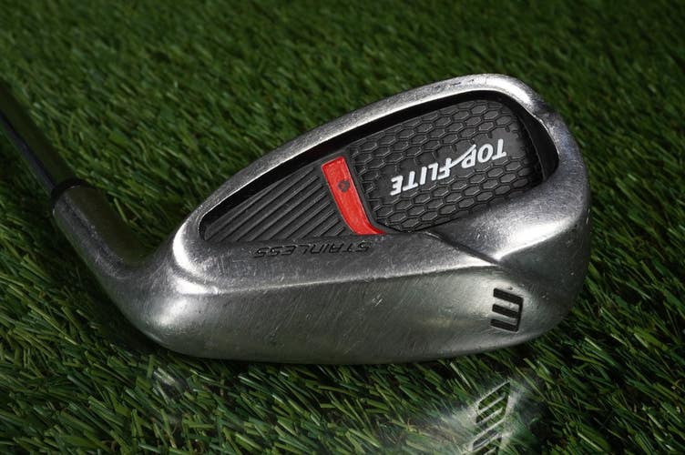 TOP FLITE STAINLESS PITCHING WEDGE W REGULAR FLEX SHAFT ~ L@@K!!