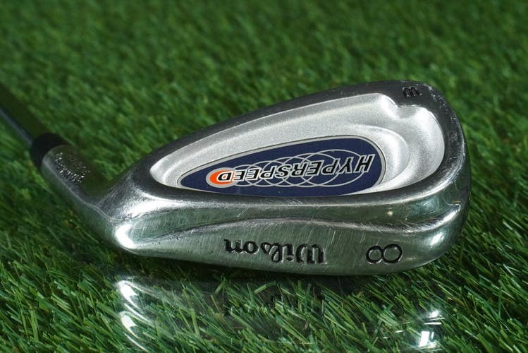 WILSON HYPERSPEED 8 IRON STAINLESS STEEL TRUE TEMPER RH W/ ORIGINAL GRIP ~ L@@K!