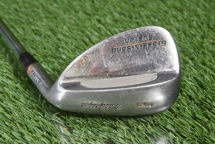 MACGREGOR GRASS-N-SAND F WEDGE 64* LOB APOLLO POWER PLUS MEDIUM FIRM STEEL SHAFT