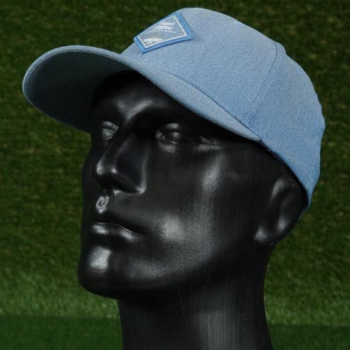 TRAVIS MATHEW BELLY FLOP SNAPBACK HAT CAP LIGHT BLUE ADULT UNISEX ~ VGC