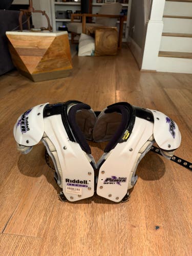 Small Adult Riddell Power SPX Shoulder Pads (Used)