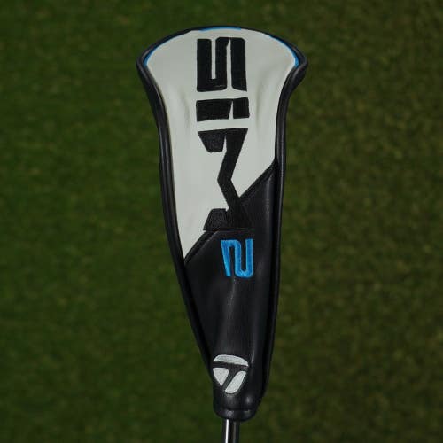 TAYLORMADE SIM2 HYBRID HEADCOVER BLACK / WHITE / BLUE ~ L@@K!!