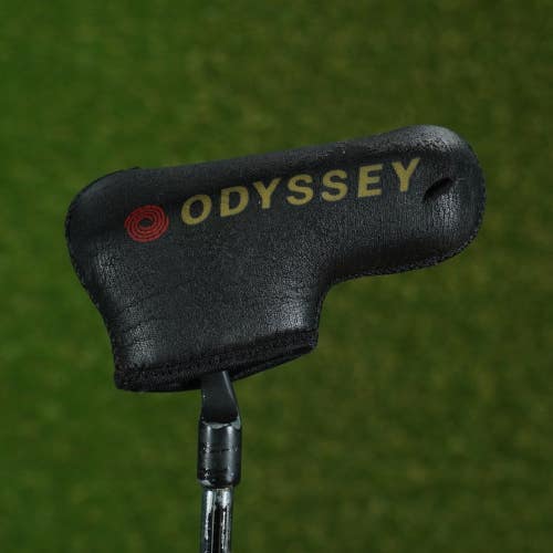 VINTAGE ODYSSEY BLADE PUTTER HEADCOVER BLACK ~ L@@K!!
