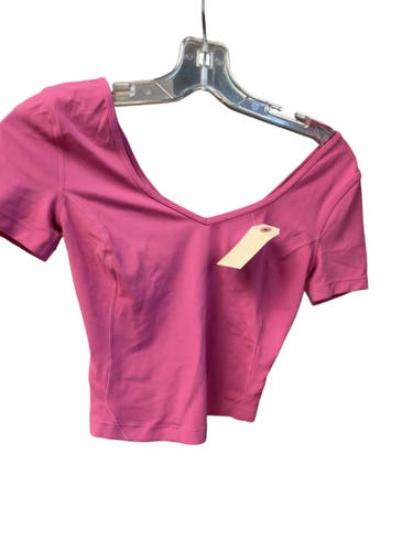 Lululemon Align Short Sleeve Shirt Size 6 Pink