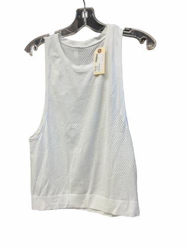 lululemon Mesh Racerback Tank Top Size 8 White