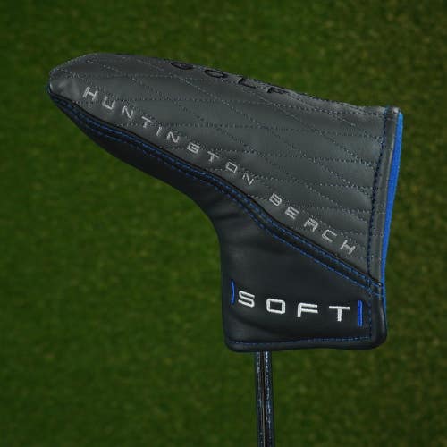 CLEVELAND GOLF HUNTINGTON BEACH SOFT BLADE PUTTER HEADCOVER CLOSURE GRAY
