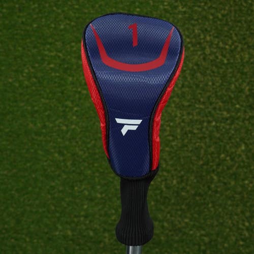 TOP FLITE DRIVER HEADCOVER BLUE / RED / BLACK ~ L@@K!!