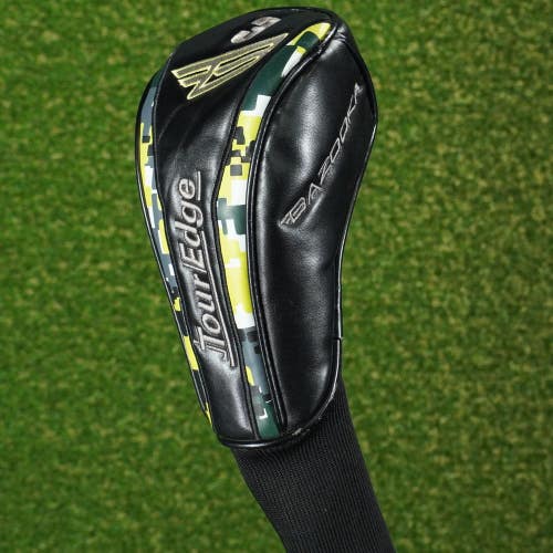 TOUR EDGE BAZOOKA 460 BLACK 3 FAIRWAY WOOD HEADCOVER BLACK / GREEN ~ L@@K!!