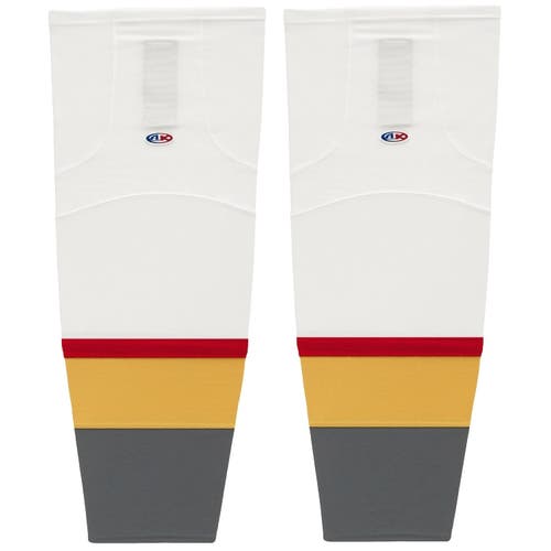 Athletic Knit HS2100-395 2017 Vegas White Cut&Sew Mesh Hockey Socks - Senior 30"