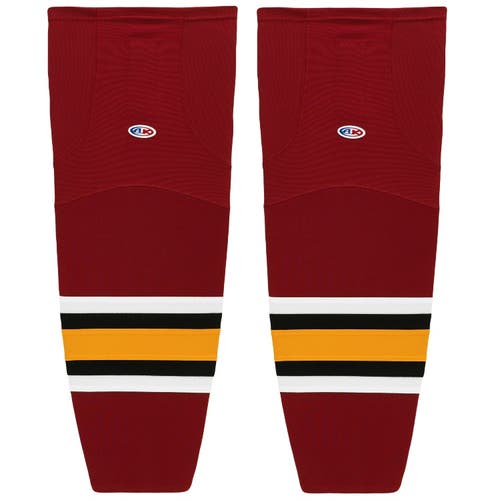 Athletic Knit HS2100-356 New Wolves Cardinal Mesh Ice Hockey Socks - Intermediate 25"