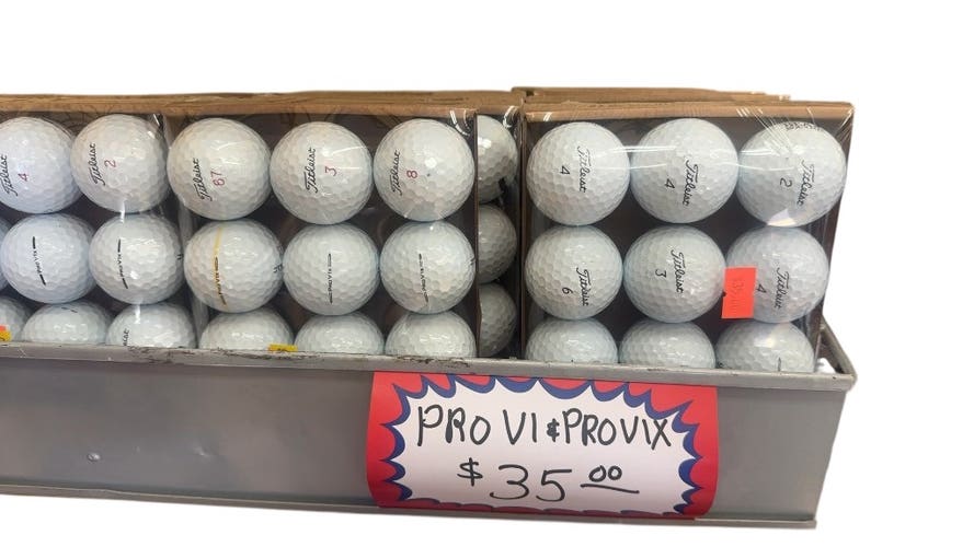 Titleist Golf Balls Pro V1 / Pro V1x Used 12-Pack A grade balls with no marks or scuffs. Like they