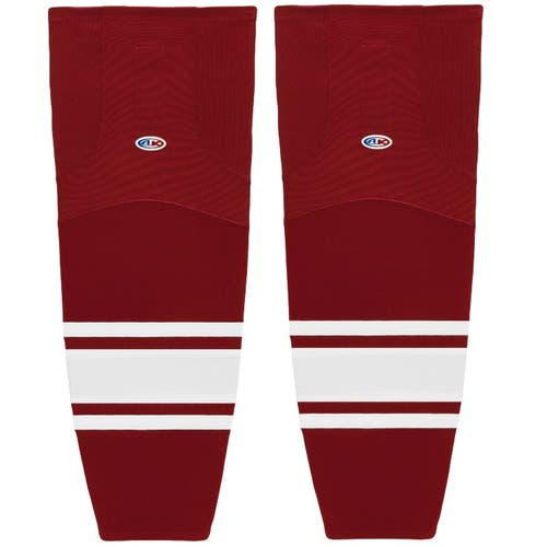 Athletic Knit HS2100-362 New Phoenix AV Red Mesh Hockey Socks - Senior XL Wide 30"
