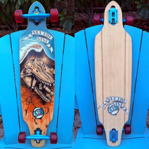 Sector 9 Mini Lookout Wreckage Complete Longboard Skateboard 37.5” Drop Through
