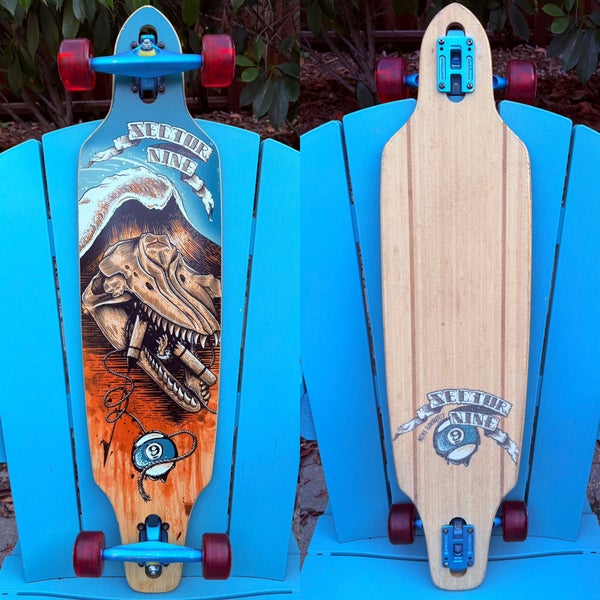 Sector 9 Mini Lookout Wreckage Complete Longboard Skateboard 37.5” Drop Through