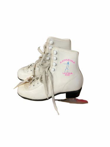Katarina Ultra Ice Size 2 JR Figure Skates White