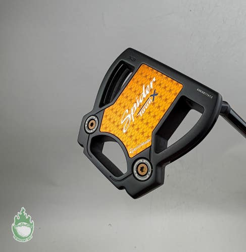 Right Handed TaylorMade Spider Tour X X3 34" Putter Black Steel Golf Club